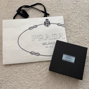 Prada Jewelry Gift Box & Shopping Bag